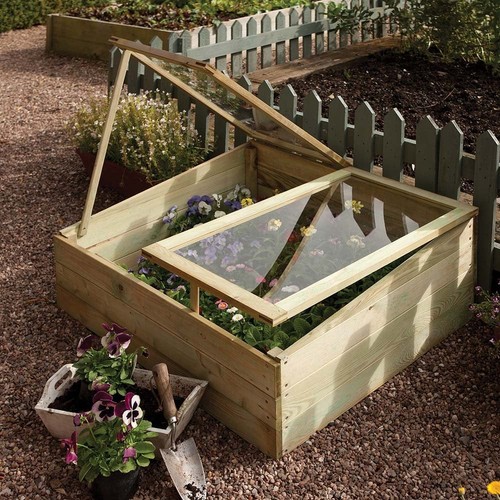 Rowlinson timber coldframe - timber,