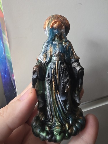 Virgin mary resin statue 9cm - virgin,
