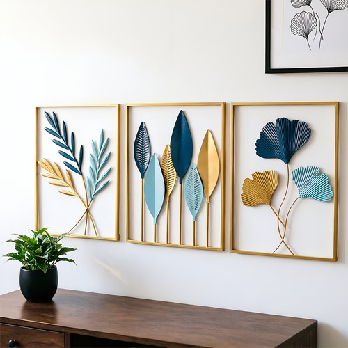 Metal leaf wall - metal, art