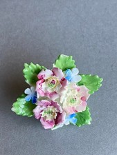 Royal Adderley Bone China Brooch Floral Posy Pink Carnation England