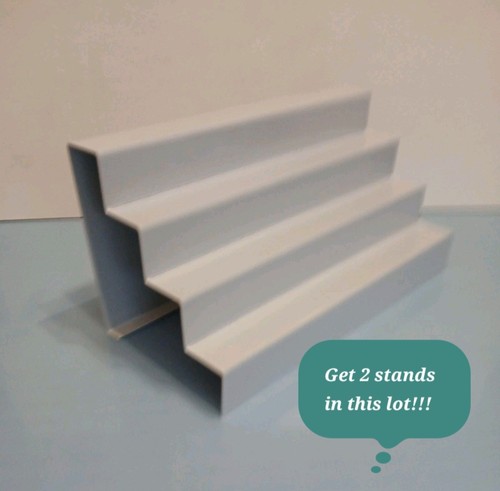 Tier plastic display stand - plastic,