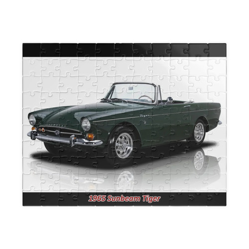 1965 sunbeam tiger jigsaw - sunbeam,