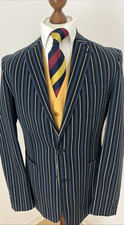 Boating Blue Striped Blazer