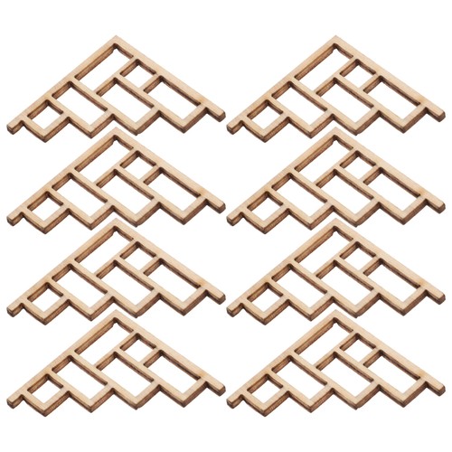 Pcs home decor wood corner - pcs,