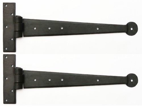 Pair inch black wrought - pair, of