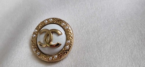 One chanel gold - chanel, white