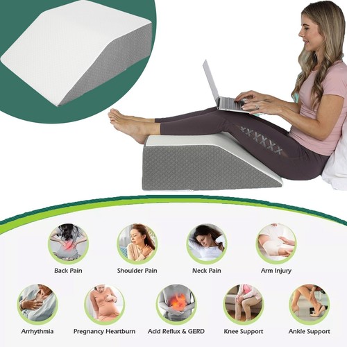 Bed wedge pillow cushion - wedge, neck