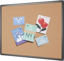 VIZ-PRO Cork Notice Board, 90