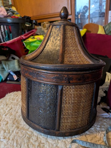 Vintage chinese wicker - vintage,