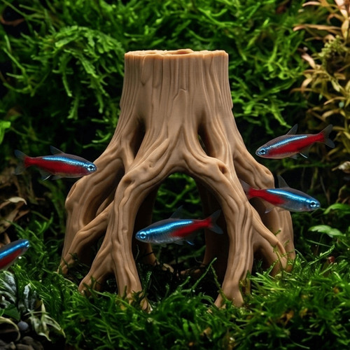 Mini tree stump plants - stump, natural