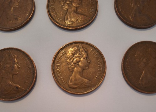 Coin 1971 great britain 2p - 15,