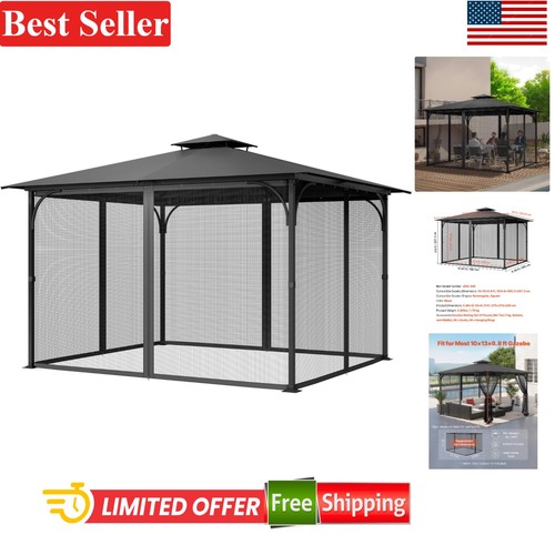 Outdoor gazebo netting - outdoor,