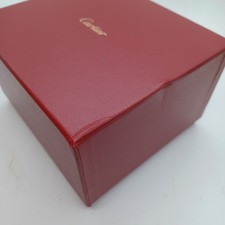 Cartier Red Used Watch Presentation Box Roadster Tank Panthere  Damaged REF 009