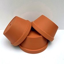 Premium Quality Terracotta Half Plant Pots  17.5cm W x 9cm H (HF17)