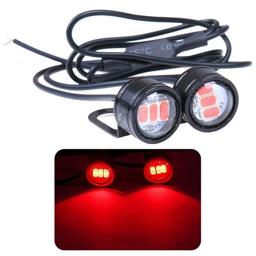 Red motorcycle lights - 2x,