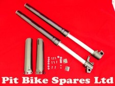 Pit Bike 2 Way Adjustable Supermoto SP USD Fork Legs. CRF110 CRF70 Fitment Black