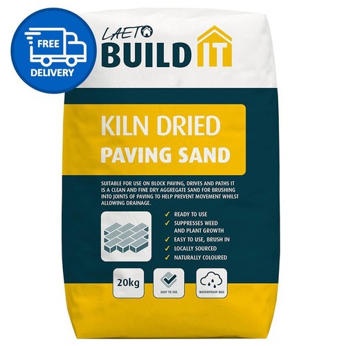 Kiln dried paving sand - dried, 20kg