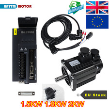 〖EU〗1.5KW 1.8KW 2KW AC Servo Motor Driver CNC Kit 3000rpm 6N.m 1500W 1800W 2000W