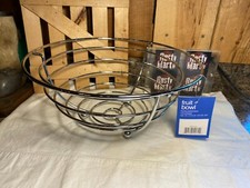 Chrome Plated Fruit Basket