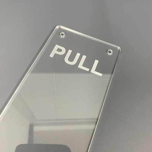 Door finger plate protector - plate,