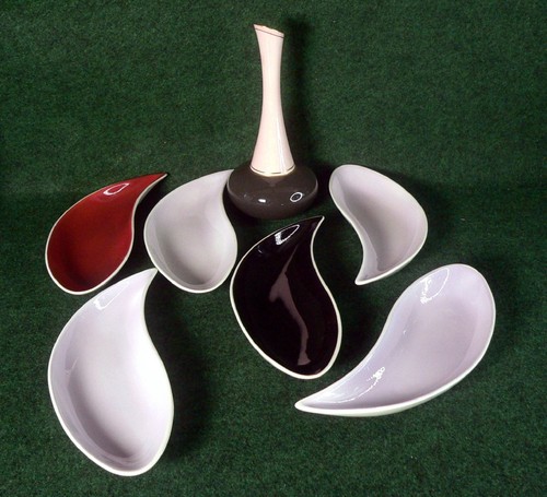 Six 1950s carlton ware - six,