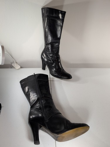 Vintage black clarke boots - clarke's,