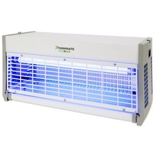 Xterminate LED Fly Zapper Killer Unit Kitchen Commercial Cafe Home Moths 14W