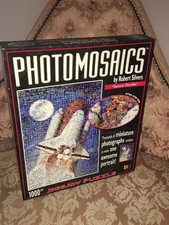 Photomosaics “Space Shuttle” By Robert Silvers 1000 Piece Jigsaw - Inner Sealed