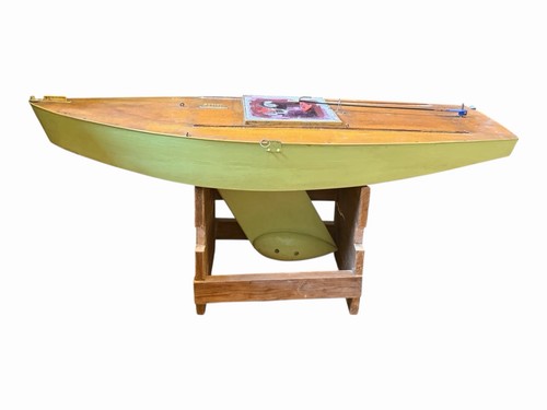 Vintage wooden pond - vintage, yacht