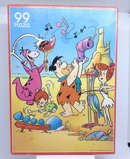 Vintage Flintstones Puzzle 1988 Complete