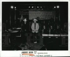 1991 Press Photo Johnny Bush and The Bandoleros, Country Music - hcp34367