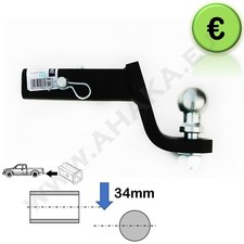 Towbar Tow Bar Adapter 2“ Tongue Ball -34mm QUAD ATV RASENMÄHER Traktor   Hitch