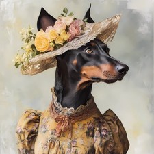 Lord Doberman  with a large