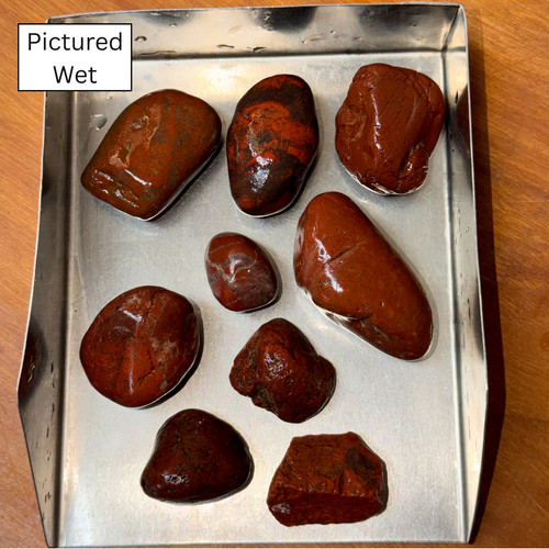 Scottish red jasper rounded - red,