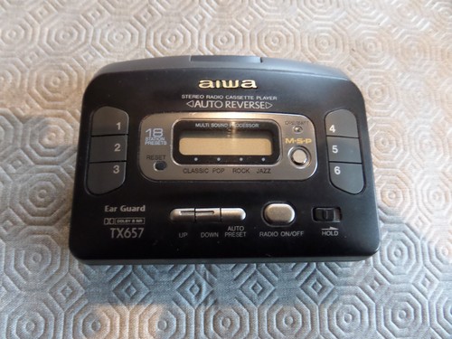 Aiwa walkman tx657 personal - walkman,