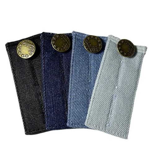 4pc denim waist extender - denim,