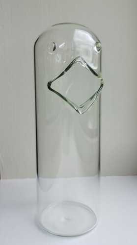 Vintage glass bird - vintage,