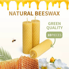 10 X 100% pure BEESWAX PILLAR