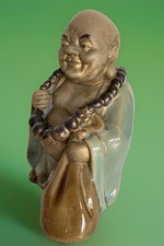 Vintage Mudman Buddha Figure