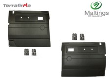 LAND ROVER DEFENDER PUMA DOOR CARDS X 2 ELECTRIC WINDOWS TF3266 TF3267 2007 ON