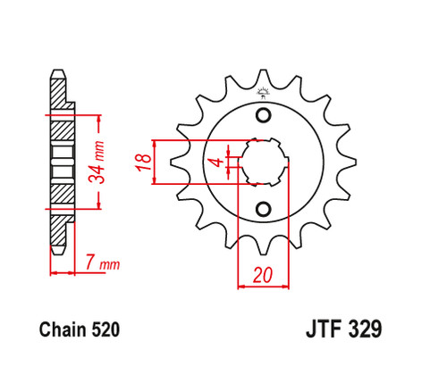 Sprocket transmission - sprocket, 13