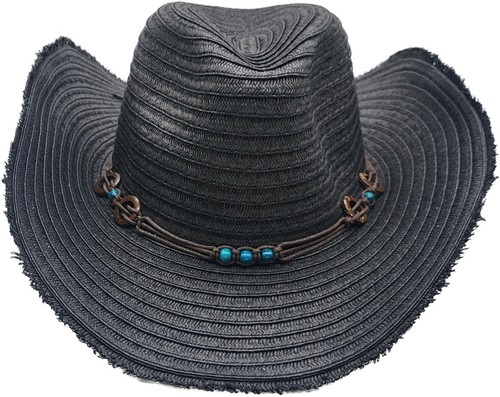 Men straw cowboy hat - cowboy,