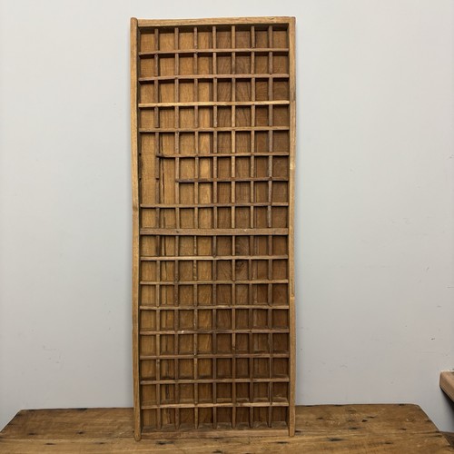 Vintage wooden printers tray - wooden,