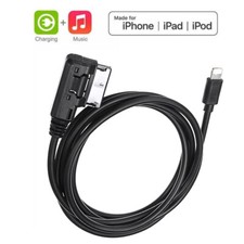 AMI MDI Music+Charging AUX Adapter Cable For iPhone 7 8 X XR 11 12 For Audi VW