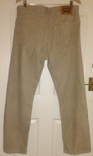LEVIS 751 MENS CORD JEANS W34