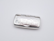 Beautiful Vintage Silver Snuff