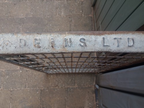 Vintage galvanised metal - vintage,
