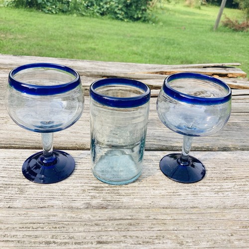 Hand blown mexican glassware - blown,