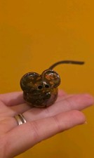 Small Brown Pottery Mouse with