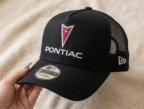 Pontiac logo hat trucker cap - pontiac,